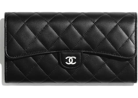 chanel classic flap wallet uk price|authentic chanel lambskin wallet.